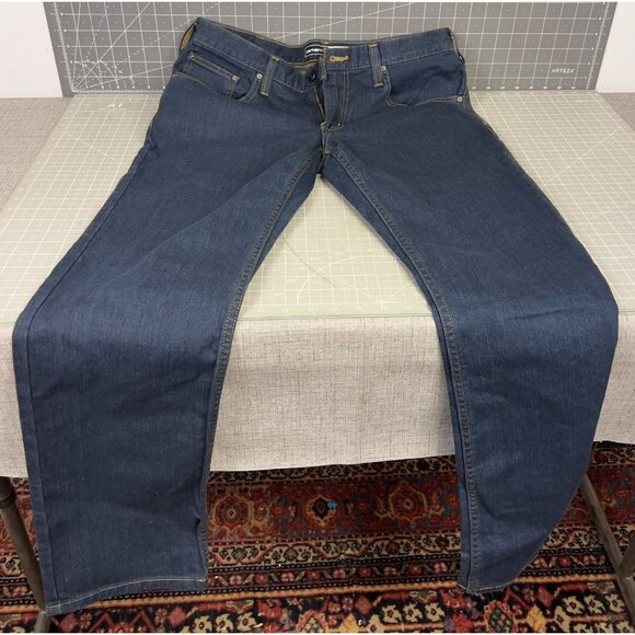 Carhartt Men's Straight Fit Rugged Flex Jeans 34x32 Blue Denim ~NEW~NWT~ - Picture 3 of 6